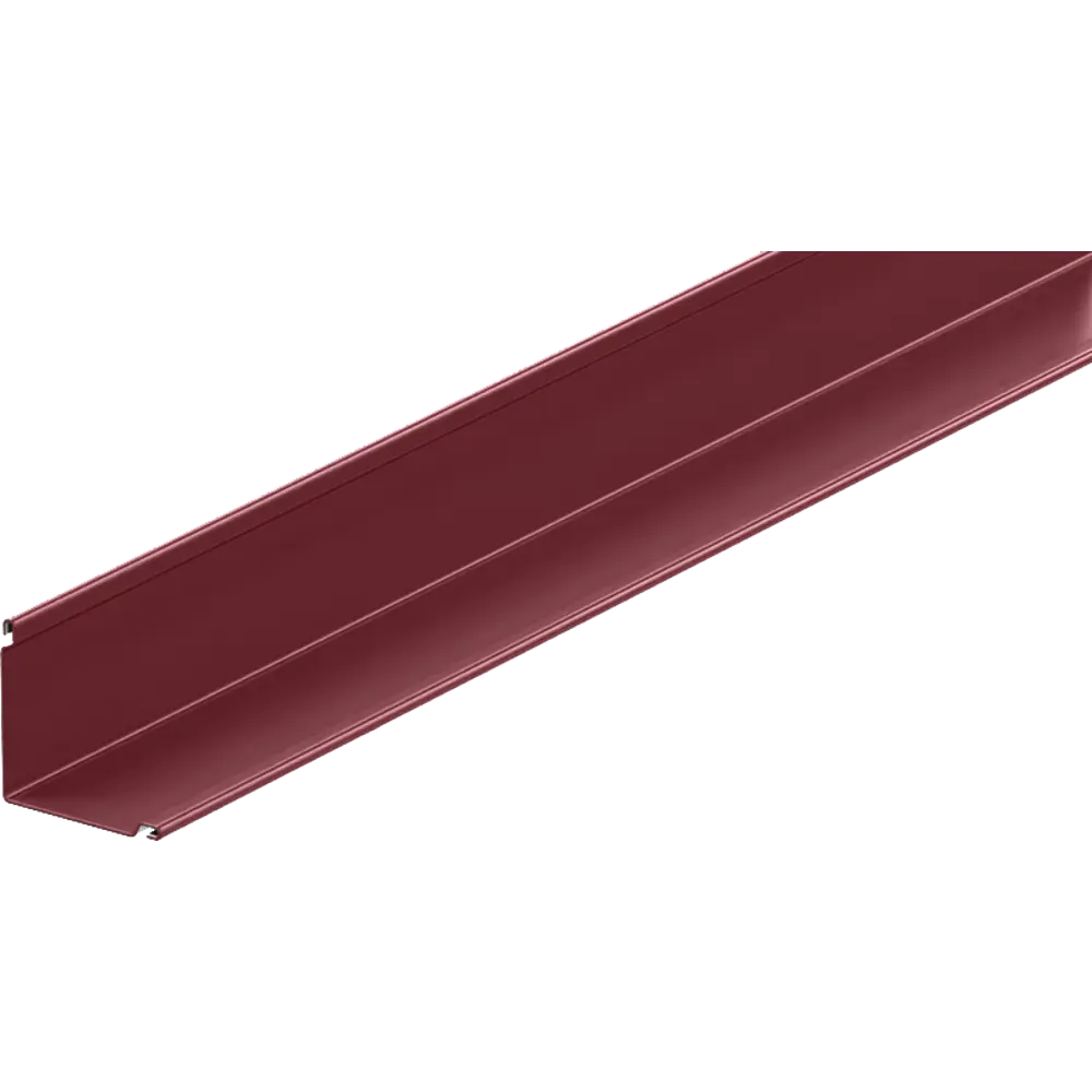 Планка угла внутреннего 50x50x2000 мм 0.4 мм RAL 3005 вишневый ВЕГА STLM-2033830