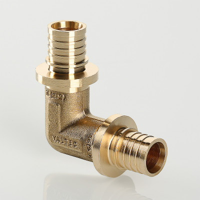 VTm.451.BG.002020 Фитинг аксиальный универсальный – угольник надвижной Valtec 20 (2,8) мм х 20 (2,8) мм  - Вид №1