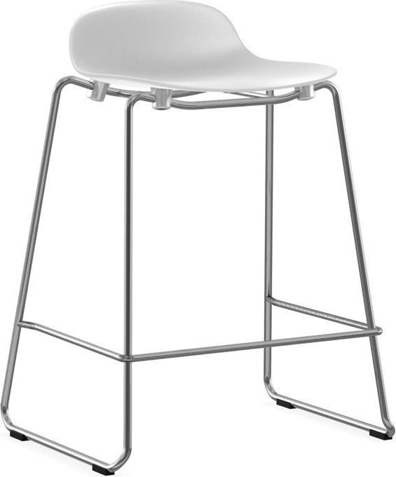 603230 Barstool 65 см Stacking Chrome White Normann Copenhagen Form