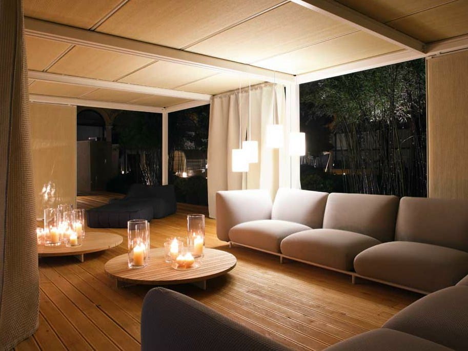 Поликарбонат флуоресцентный открытый подвесной светильник Paola Lenti Lenta ARCH-00084215 - Вид №1