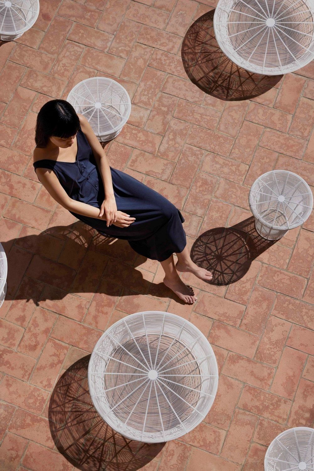 Высокий садовый стул из нержавеющей стали GANDIABLASCO Арам ARCH-00077660 - Вид №6