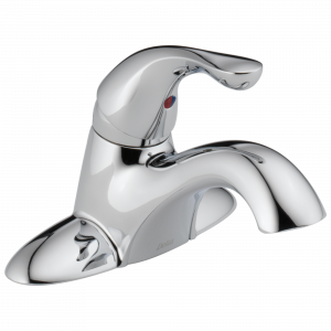 501-TP-DST Смеситель для ванной комнаты с одной ручкой Tract-Pack Centerset Delta Faucet Classic Хром