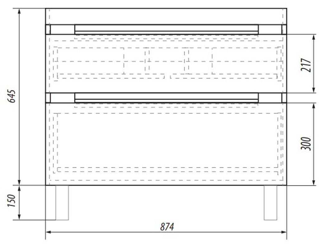 99.0906 Тумба под раковину подвесная/напольная Dreja Grace Plus  - Вид №1