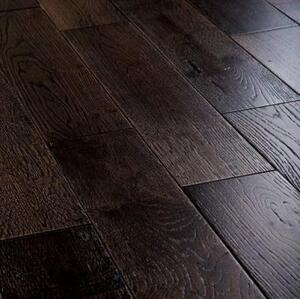 Массивная доска Deker Имперо Дуб с брашью (Текстурированная) 300-1200х120 мм.