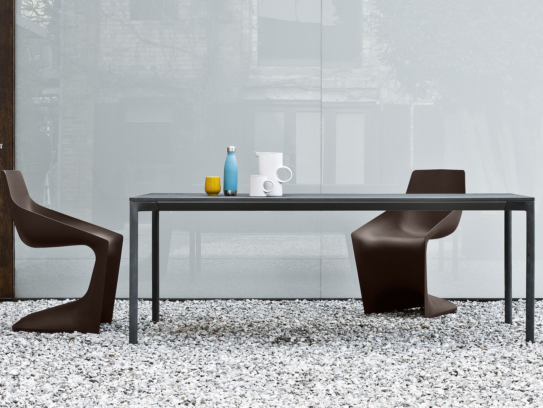 Прямоугольный бетонный стол Kristalia затирка ARCH-00104754 - Вид №6