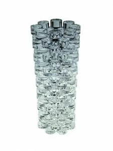 Ваза стеклянная прозрачная "Кристалл" UNICO ДИЗАЙНЕРСКИЕ 255406 Белый