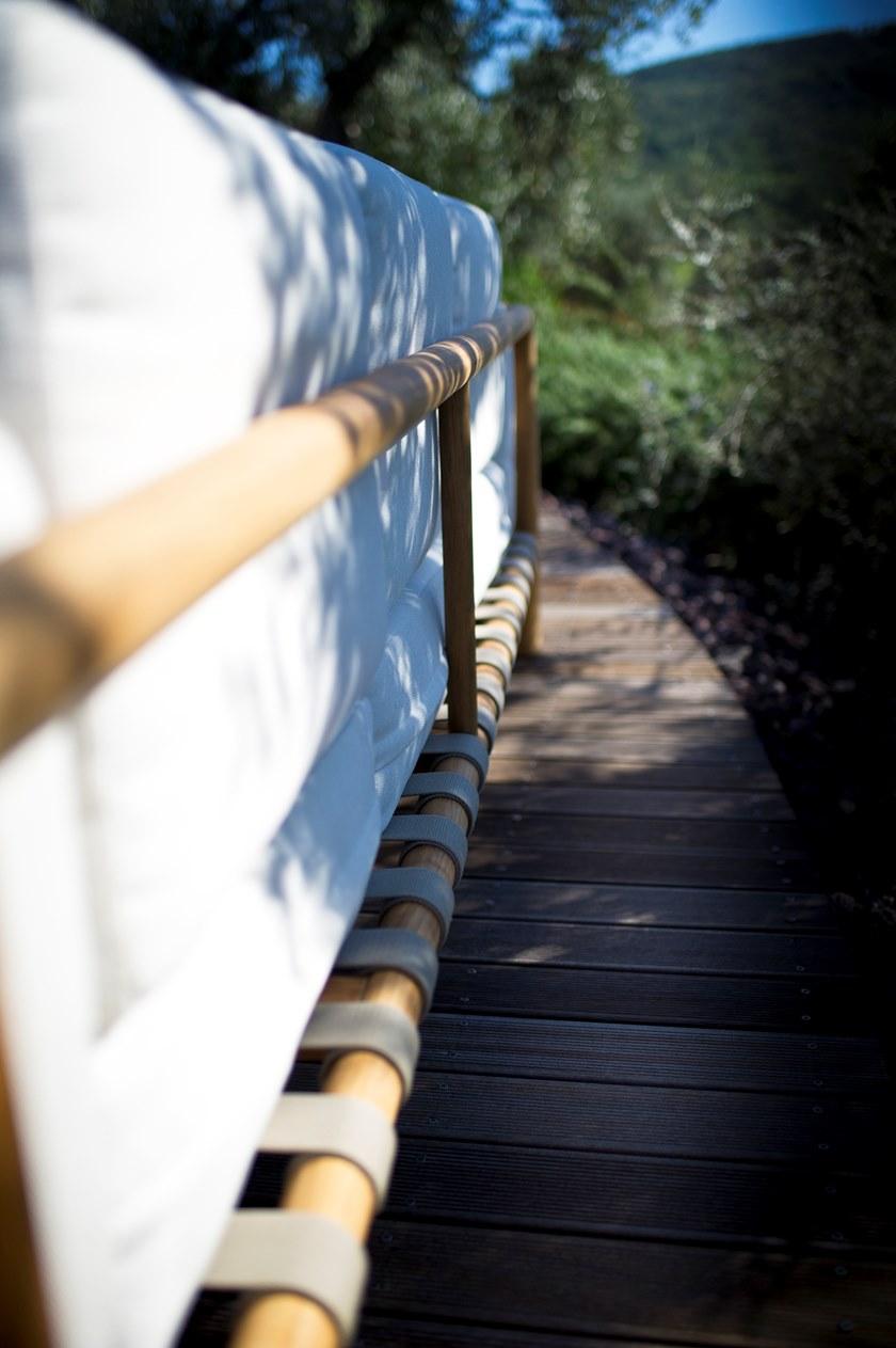 Unopiù Садовый диван 3 мест со съемным чехлом из ткани Pevero Pevdi2p - Вид №4