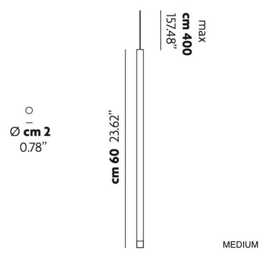 Studio Italia Design A-Tube Nano Medium white 158021 подвес 118440 - Вид №1