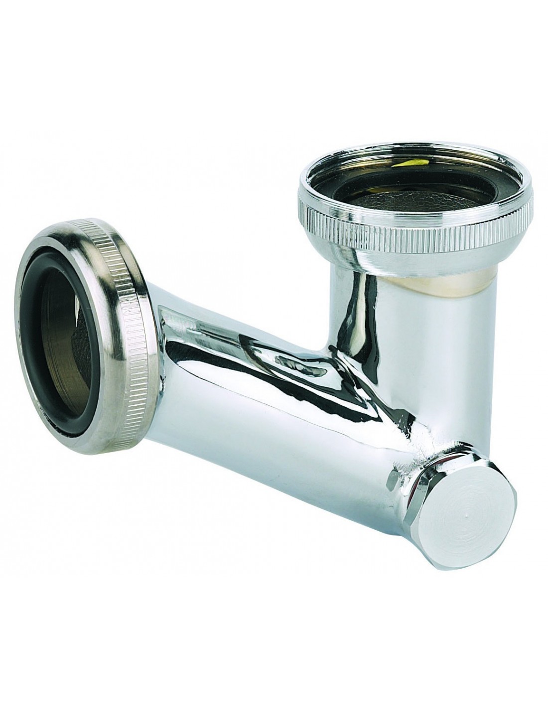 161300 000 00  V-образный сифон для умывальника или биде, выход Д. 32 мм, хромированная латунь Valentin Хром 