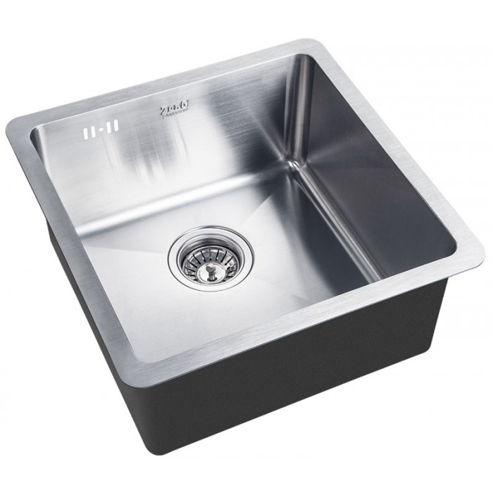 ZorG INOX HD-4444 Мойка кухонная квадратная Zorg  - Вид №1