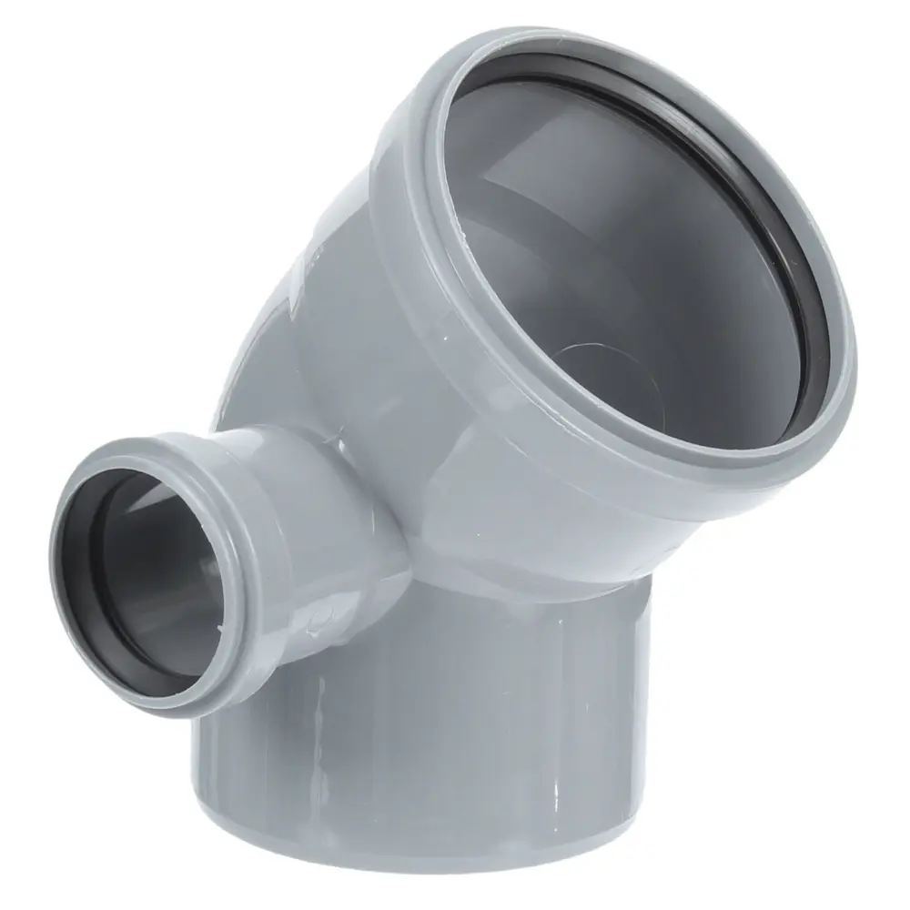 ПОЛИТЭК Отвод канализационный левый 50 мм для точного монтажа 81965322 STLM-0015762