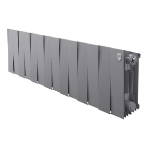 Радиатор секционный Royal Thermo Pianoforte 200/100 14 секций боковое подключение биметалл серый 86733728 STLM-2024113