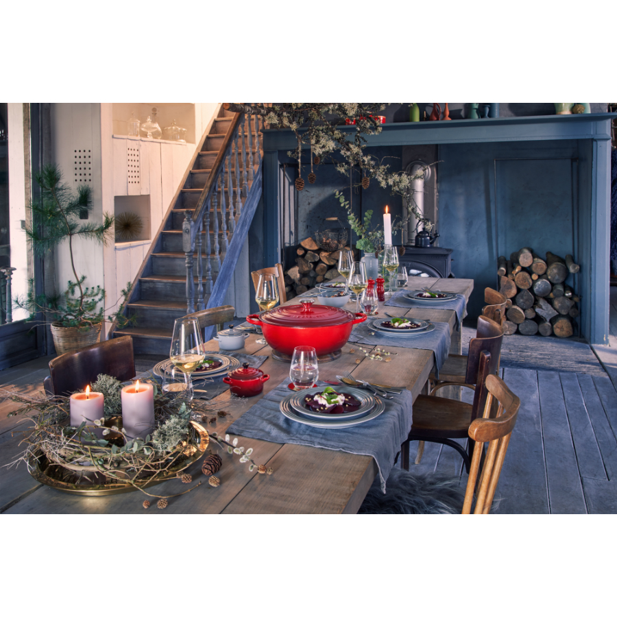 Казан чугунный Le Creuset, Ø32 см, вишневый 21114320600430 - Вид №5