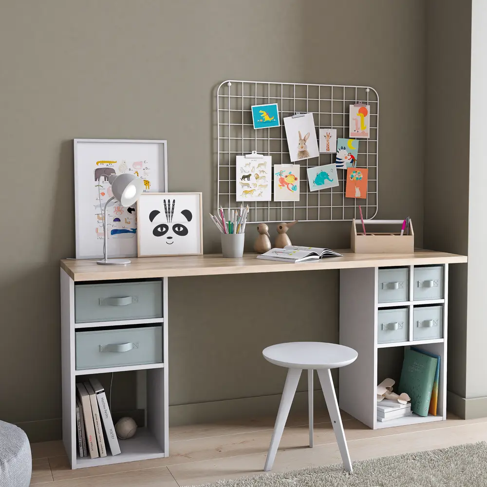 Короб Spaceo KUB Laguna 15x31x15 см 6.9 л полиэстер цвет сизый STLM-2112615 - Вид №2