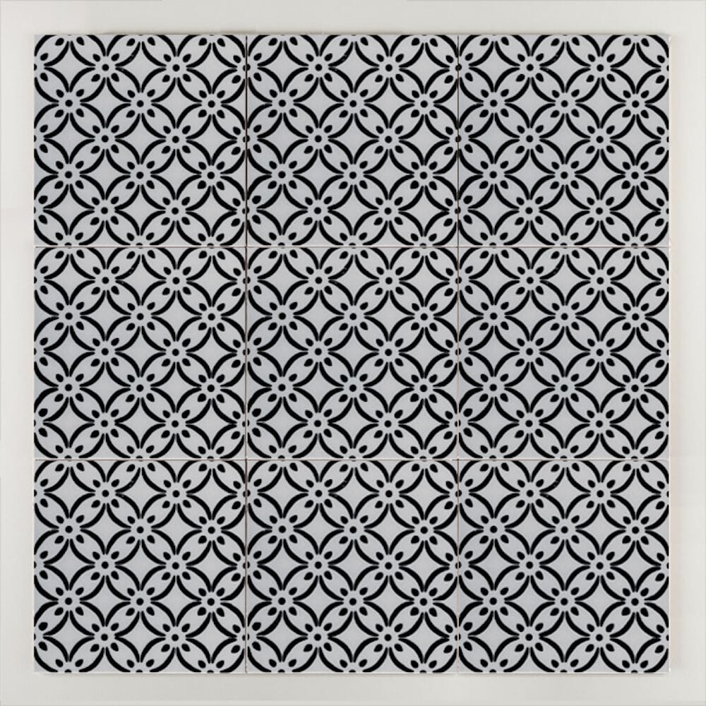 Пол / покрытие ручной работы La Riggiola черный и белый ARCH-00117597 - Вид №1