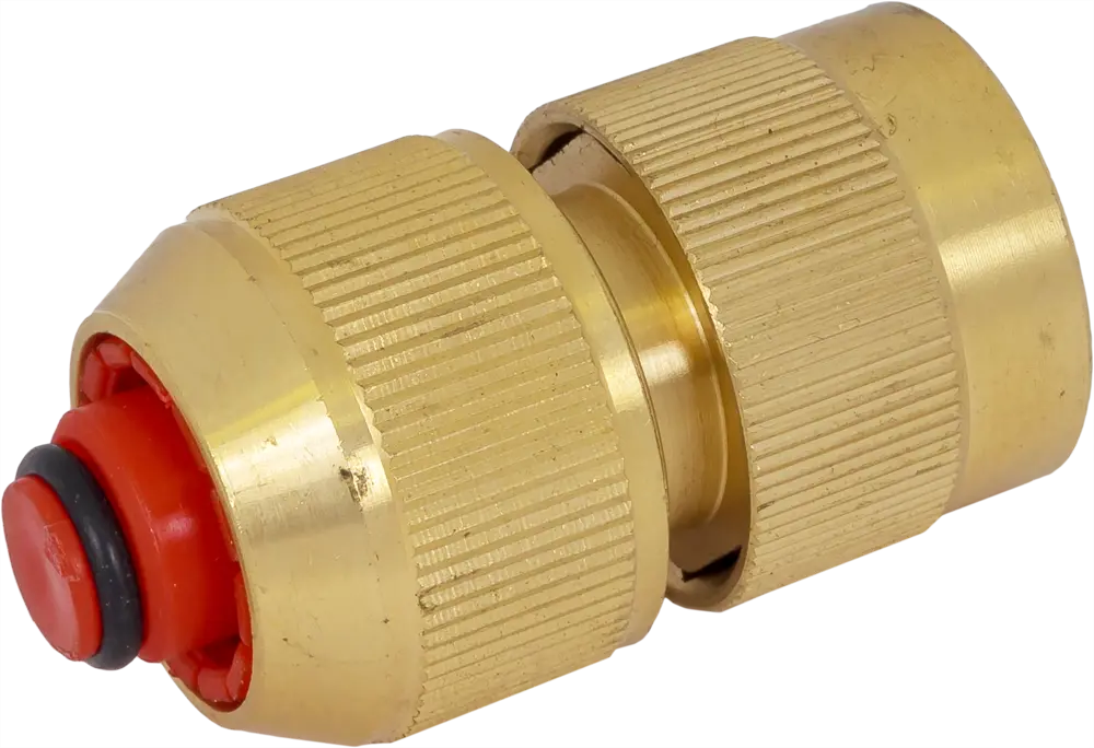 Быстросъёмный коннектор BOUTTE с аквастопом для садового шланга 1/2'' 15449370