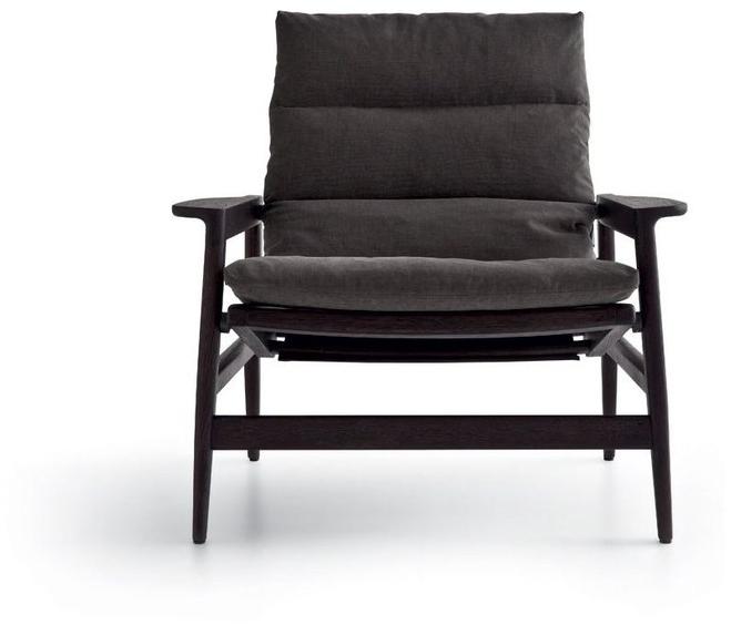 Poliform Кресло с обивкой из ткани с подлокотниками Ipanema sun-id-1448383 - Вид №3