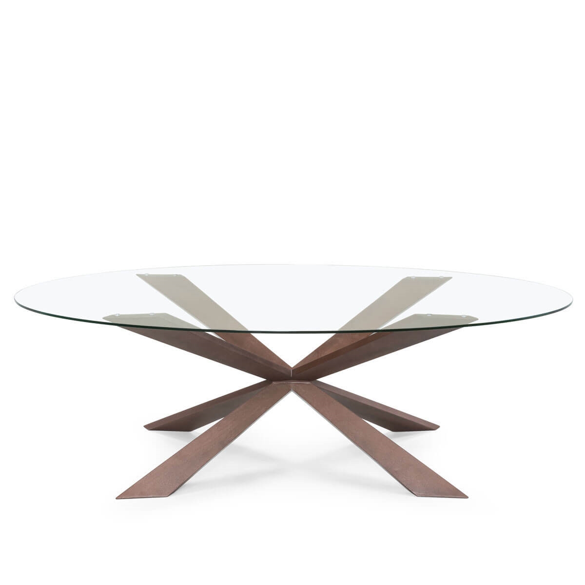 450250-35 ABHIKA ТАБЛИЦА ОВАЛИЯ H75 220X110 RUST/COPPER 