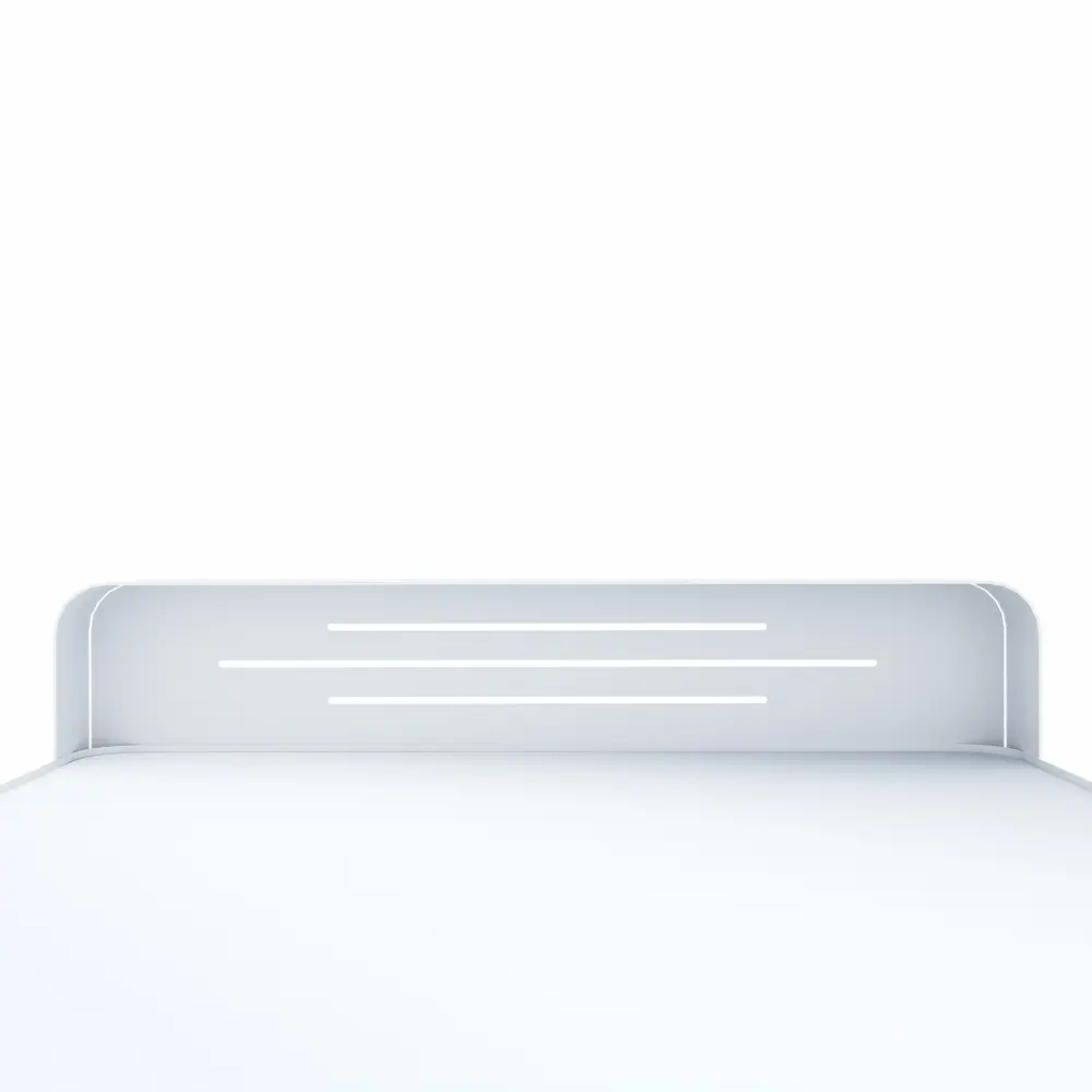 Зеркало для ванной KONSENSA Бруклин с полкой 50x70 см цвет белый STLM-2069104 - Вид №4