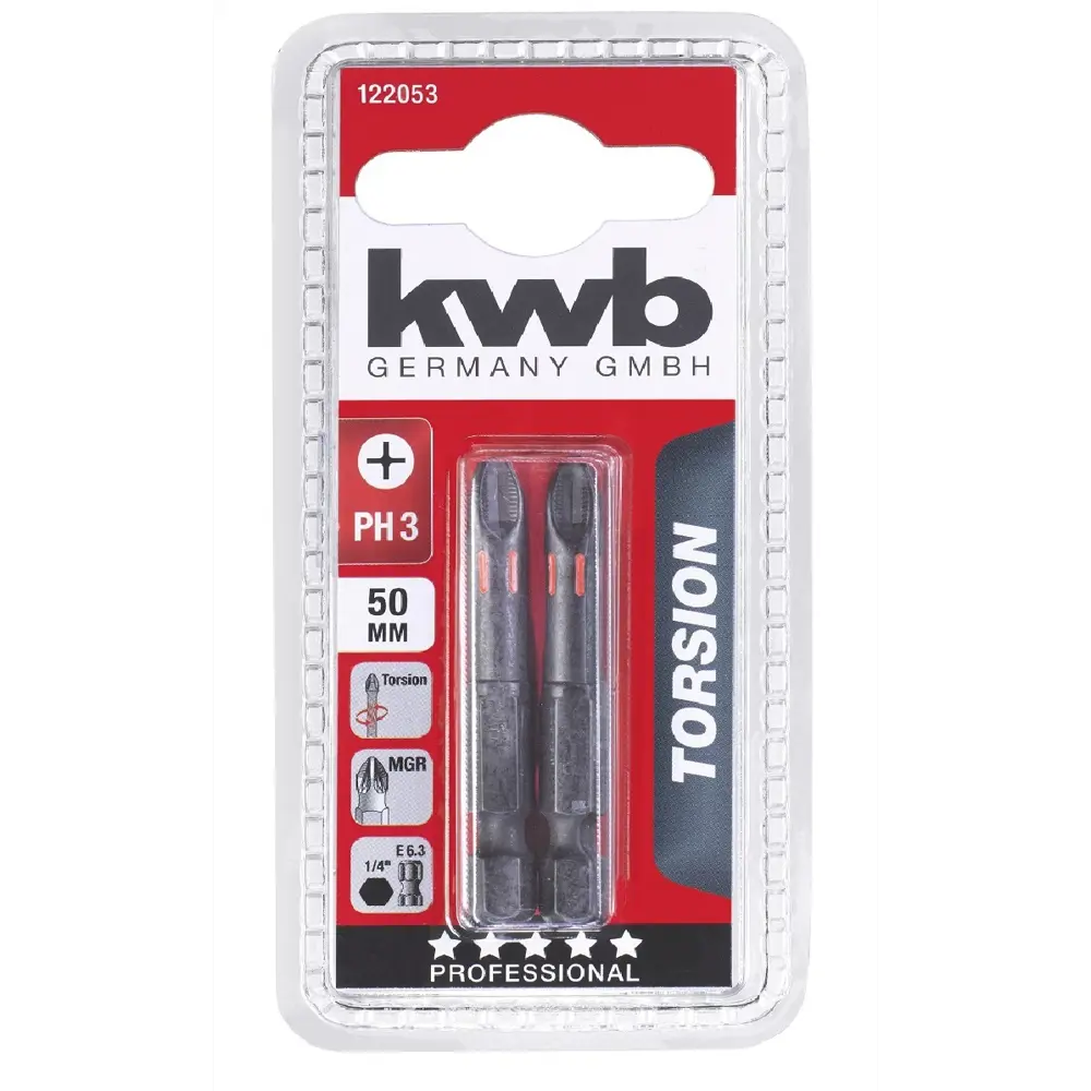 Бита KWB 122053 PH3x50 мм, 2 шт Santreyd STLM-2023760 - Вид №1