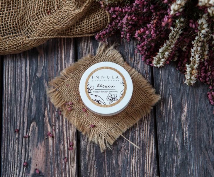 4375 Твердый бальзам для волос "Шелк" Вкусляндия 