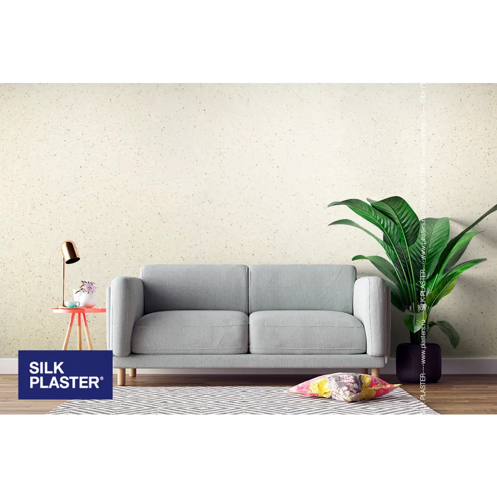 Жидкие обои Silk Plaster Absolute А301 0.83 кг цвет кремовый 82736073 STLM-2085789  - Вид №3