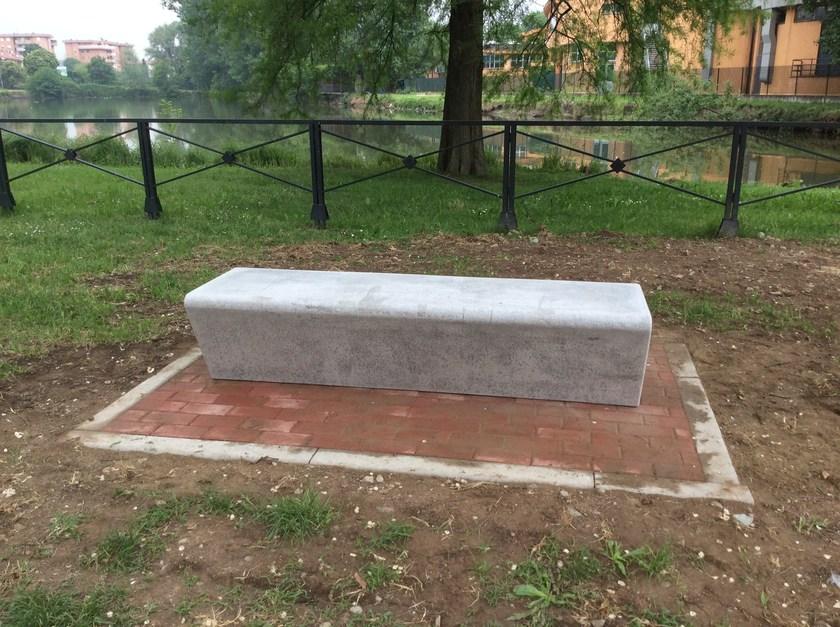 Manufatti Viscio Реконструированная каменная скамья без спинки sun-id-1428234 - Вид №5