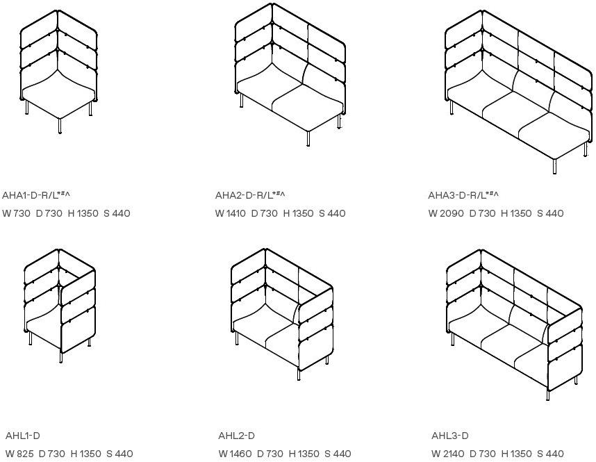 Ross Gardam Диван из ткани с высокой спинкой Adapt sun-id-1445313 - Вид №8