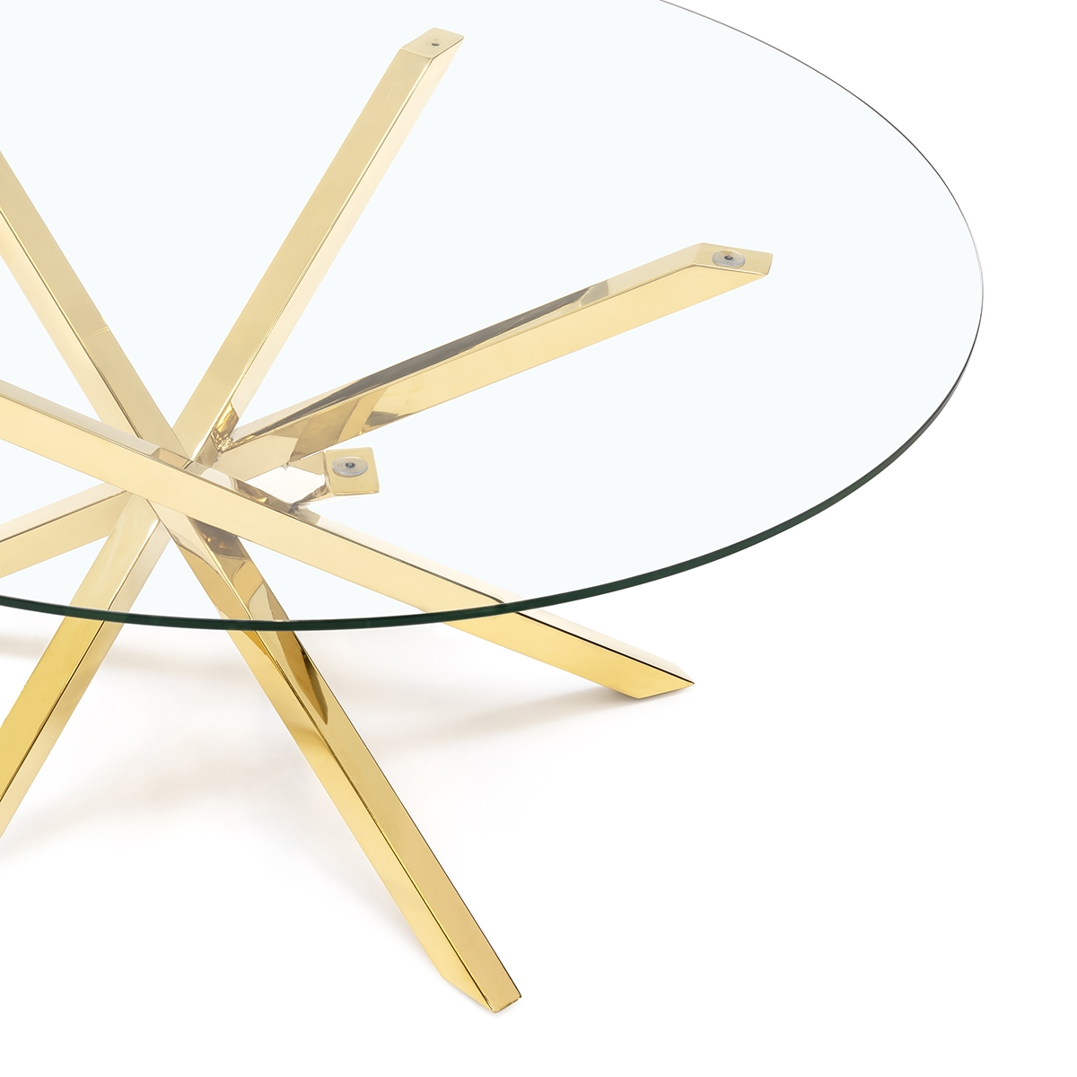 450263-01 ABHIKA КОФЕЙНЫЙ СТОЛ ILA H45 D100 GOLD  - Вид №2