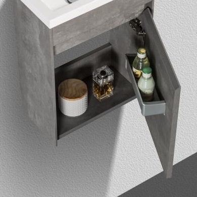 Мебель для ванной BelBagno PIETRA MINI-460-SCM правосторонняя  - Вид №1