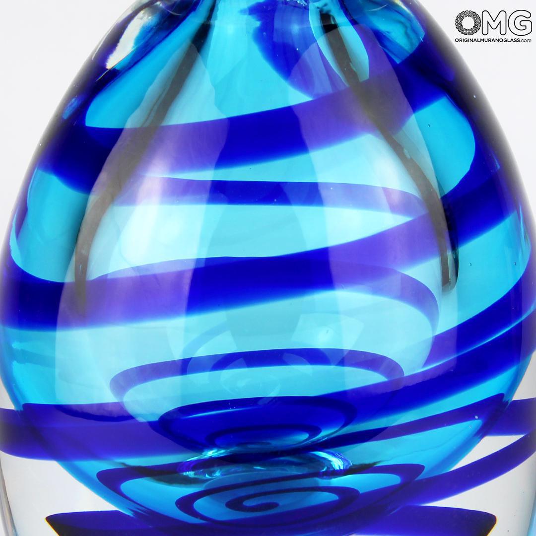 3142 ORIGINALMURANOGLASS Флакон Адриатика- соммерсо- Original Murano Glass OMG 9 см  - Вид №1