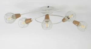 Потолочная люстра Rivoli Naturale 7002-305 RIVOLI NATURALE 336927 Белый