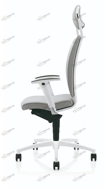 ZÜCO Поворотное регулируемое по высоте кресло руководителя из ткани с подголовником Effe two Et 505