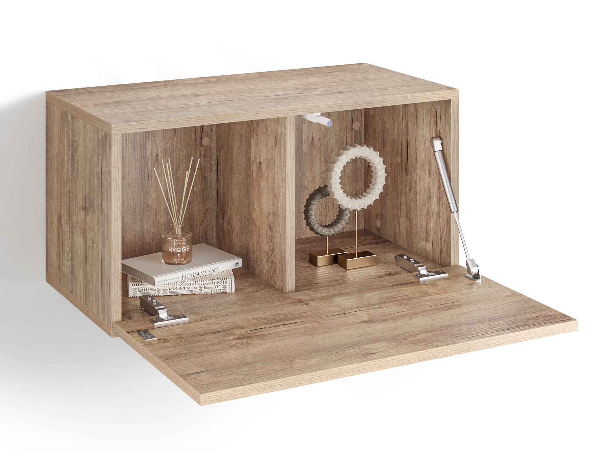 Горизонтальный навесной шкаф из меламинированного материала с дверным полотном Mobili Fiver Easy ARCH-00140422