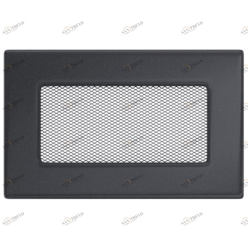 Вентиляционная решетка Kratki 11х17 (черная) 4135