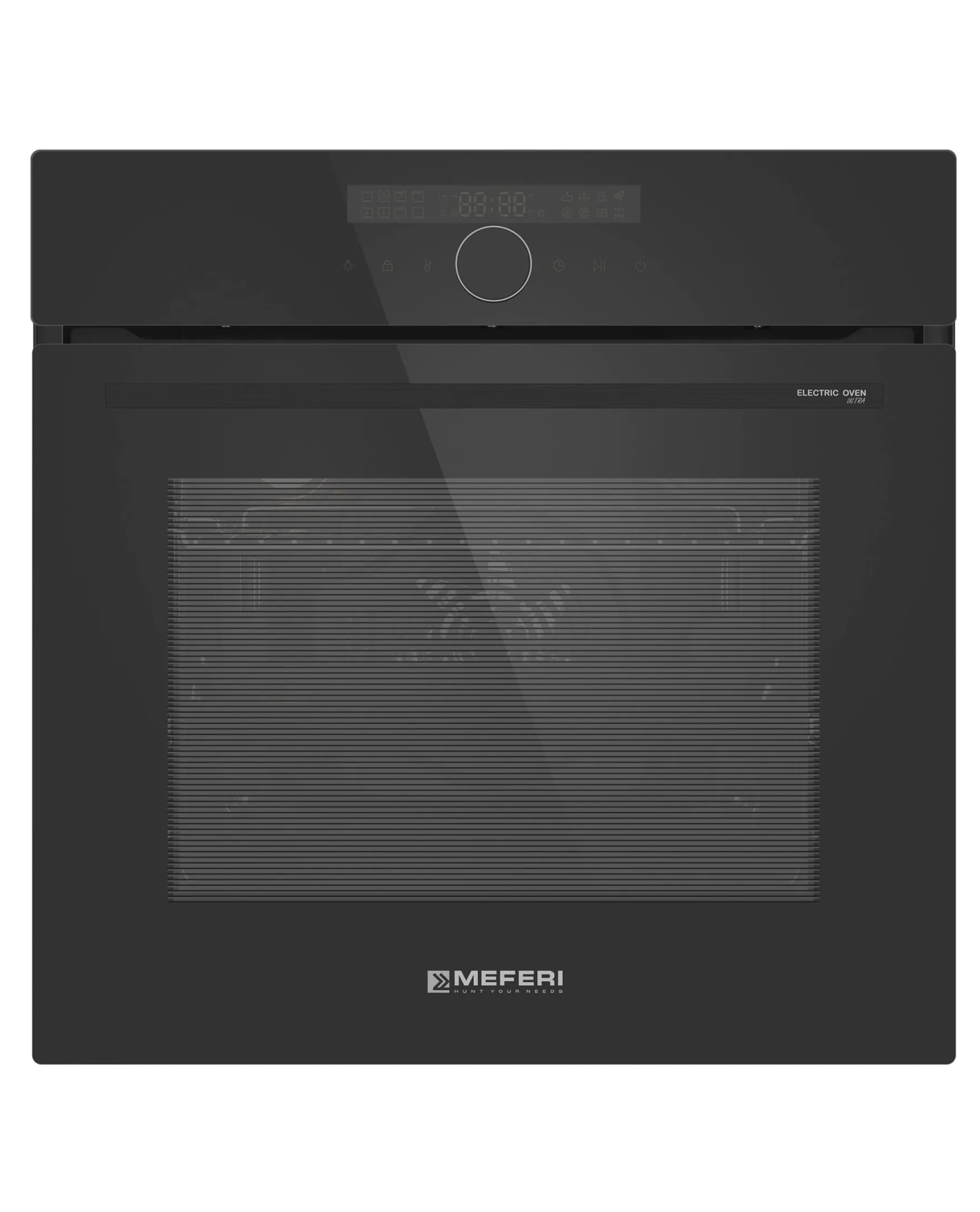 9168831 Электрический духовой шкаф Meferi MEO6017BK ULTRA черный STDN-0087131