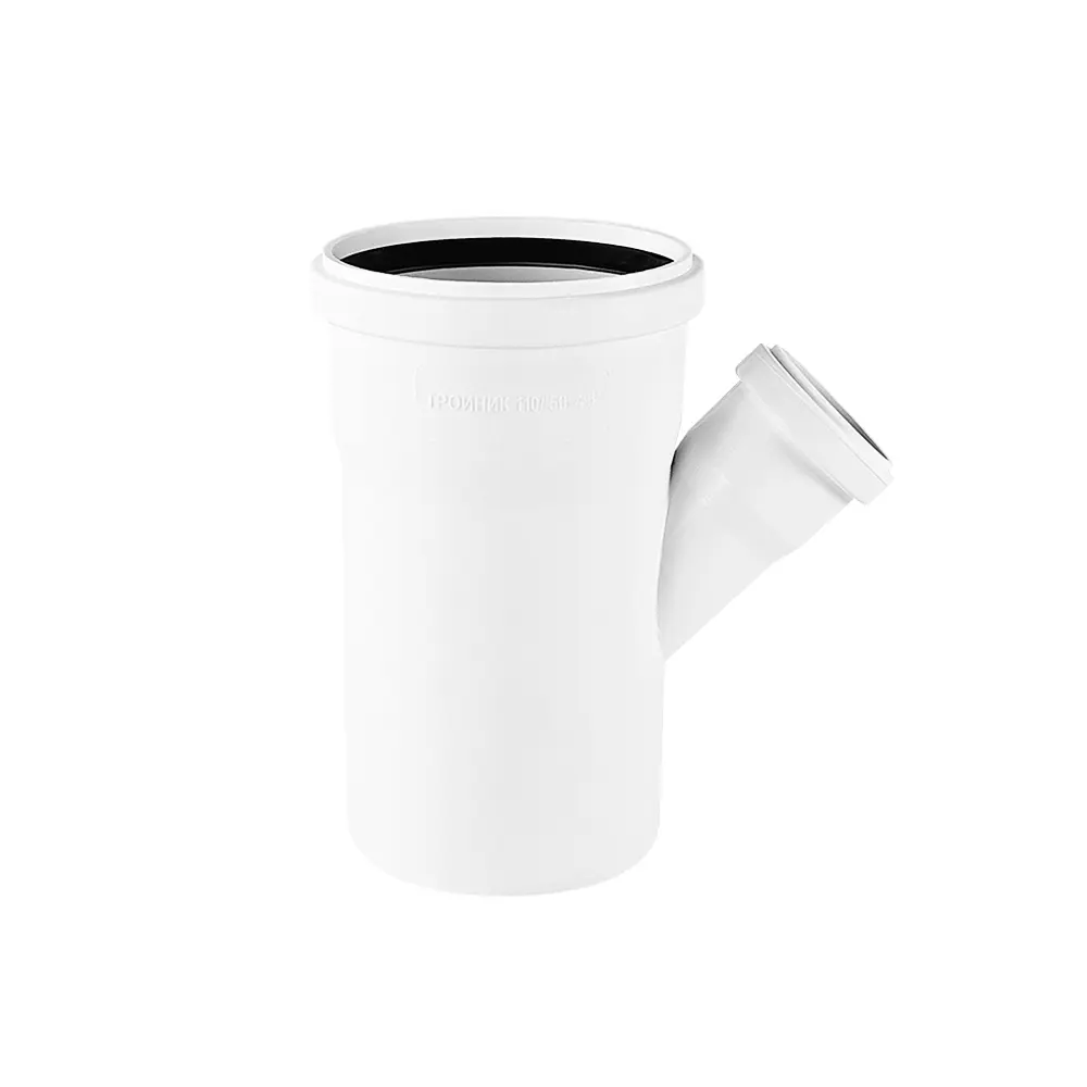 Тройник канализационный малошумный MONLID D110x50/45° мм полипропилен STLM-2070242 - Вид №2