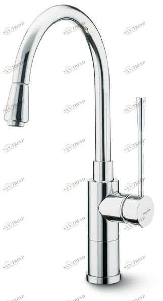 newform Кухонный смеситель с поворотным изливом и вытяжным душем X-trend kitchen 2452