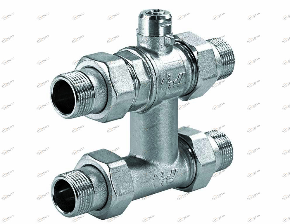 Carlo Poletti V08202Q Клапан шаровый 2-ходовой, полнопроходной,M-M 