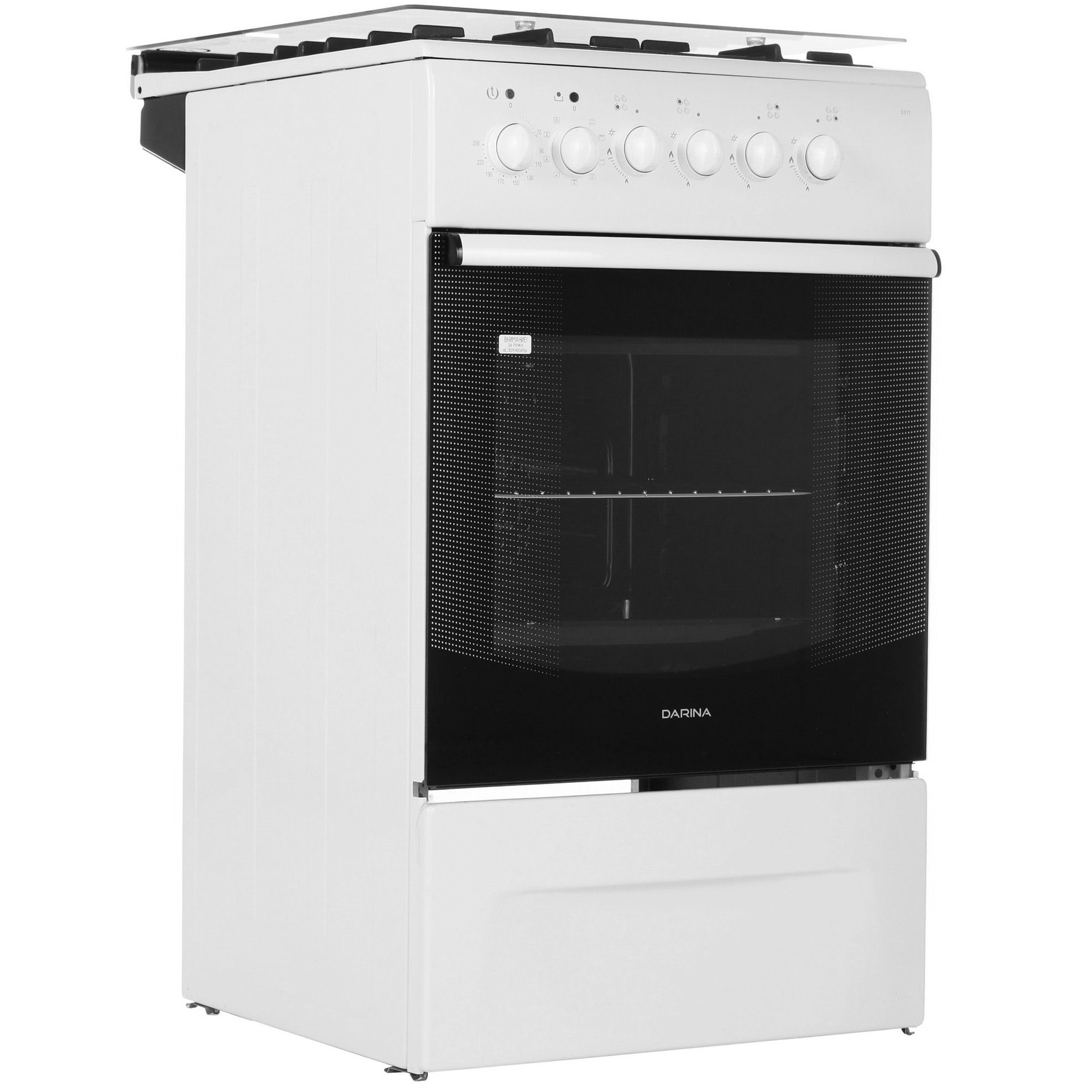 1227564 Комбинированная плита DARINA 3311 W белый STDN-0017413 - Вид №1