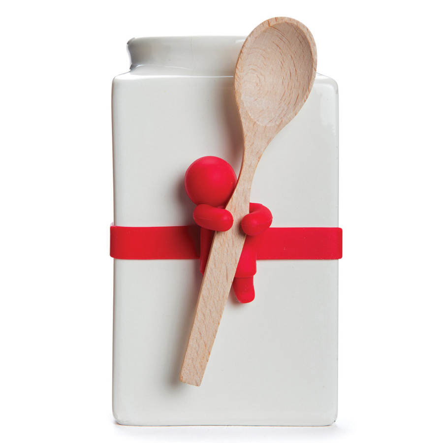 MB6770 Держатель для ложек june spoon силиконовый, красный Monkey Business  - Вид №3