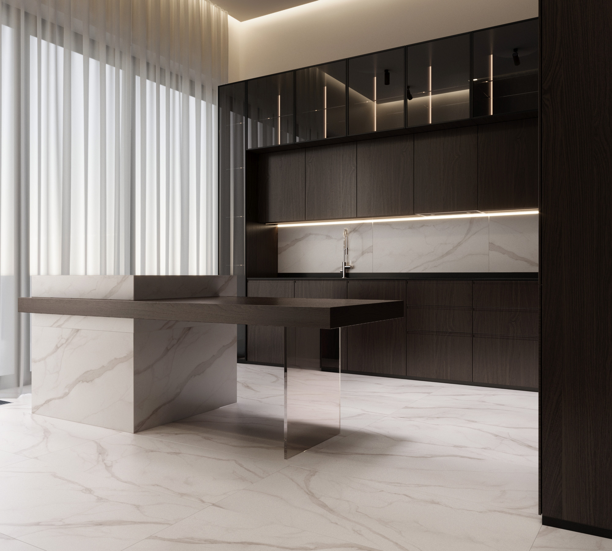 Керамогранит STATUARIO SILK 60х120 Arcadia Ceramica SM1004-A 