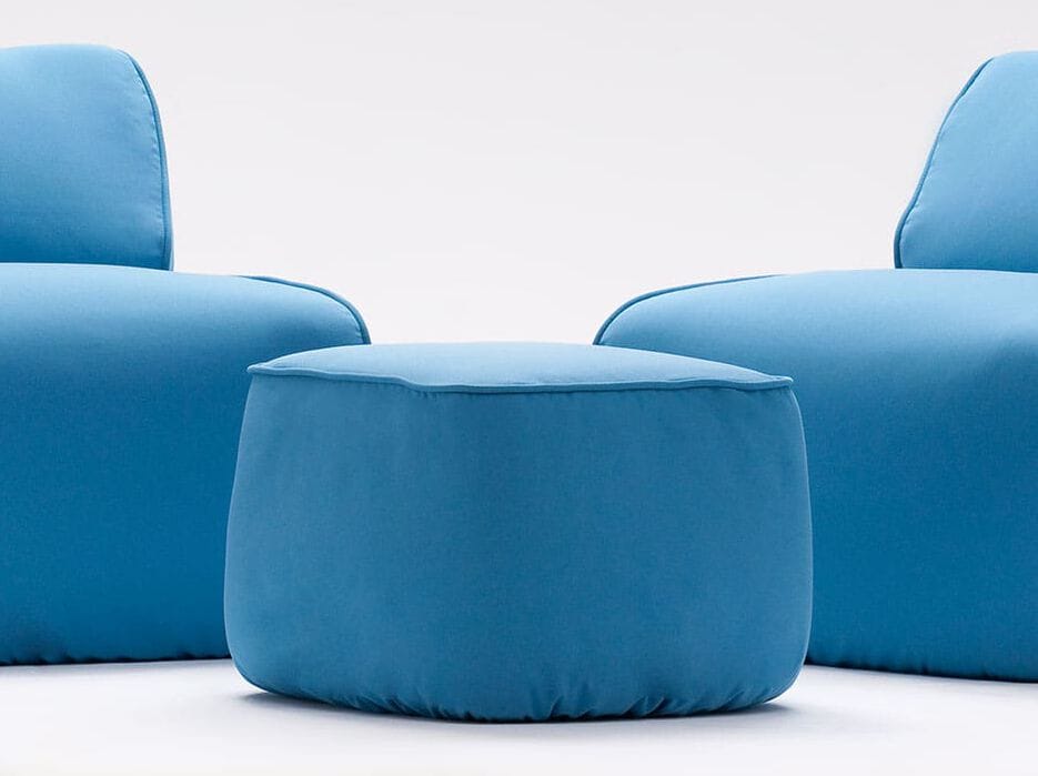 Ткань квадратный сад пуфик Exteta мягкая линия ARCH-00080011