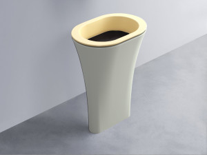 AMLA65-CN+AMPILO-LV+AMCOLO-PM Раковина Amedeo Ovale отдельностоящая cielo Enjoy + Amedeo