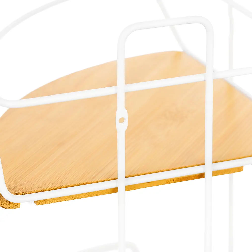 Полка угловая Модулус 22х22х37.4 см, цвет белый Santreyd Модулус Бамбук STLM-2042904 - Вид №1