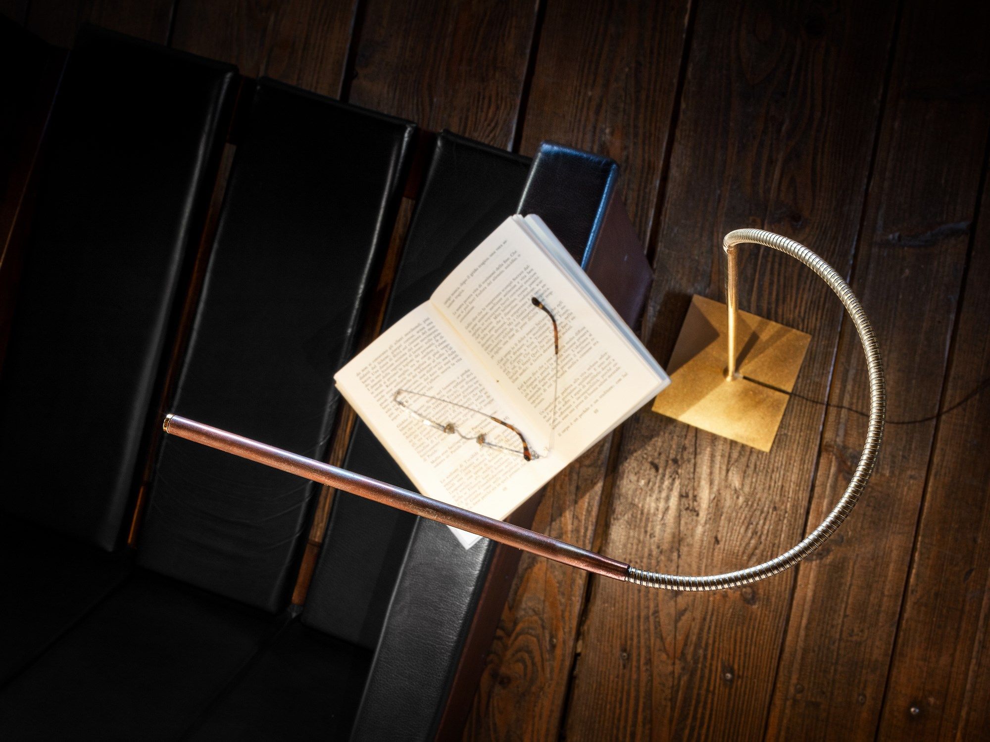 Латунь регулируемый светодиодный торшер Catellani & Smith вечные предметы ARCH-00117119 - Вид №4