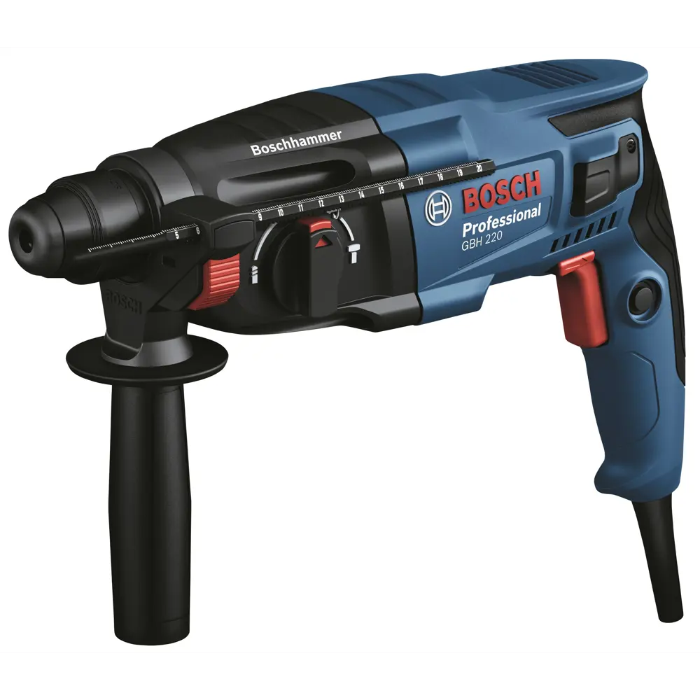 Перфоратор SDS-plus Bosch GBH 220 Professional 720 Вт, 06112A6020, 2 Дж BOSCH PROFESSIONAL STLM-2061570