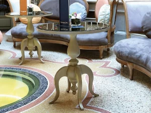 Arnaboldi Interiors Круглый хрустальный стол Curved