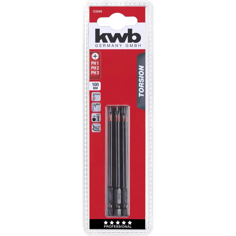 Набор бит KWB 123040, 3 шт Santreyd STLM-2044663 - Вид №1