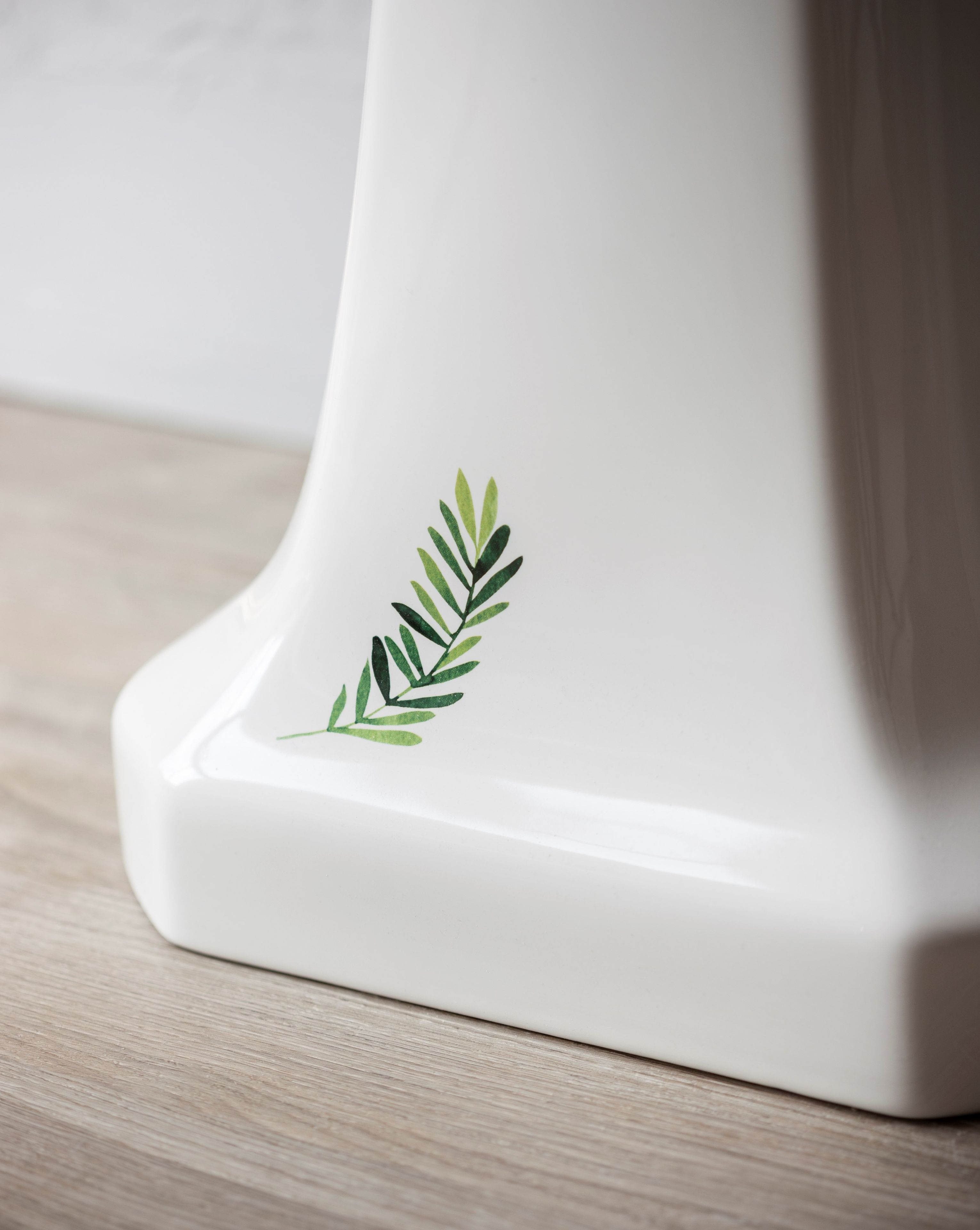 Прямоугольный умывальник из стекла на колонне Burlington На заказ ARCH-00085302 - Вид №10